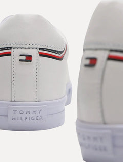 Tênis Tommy Hilfiger Masculino Couro Hockney 9Y Easy Go Branco