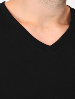 Camiseta Reserva Masculina V-Neck Vento Icon Preta