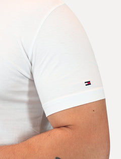 Camiseta Tommy Hilfiger Masculina Core Logo Tee Branca