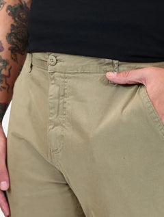 Calça Guess Masculina Chino Stretch Cáqui