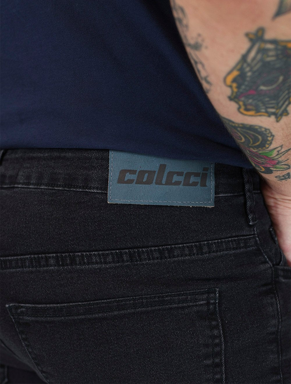 Calça Aramis Jeans Masculina Slim Black Kombat Preta