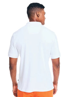 Polo Nautica Masculina Piquet Performance Deck Branca