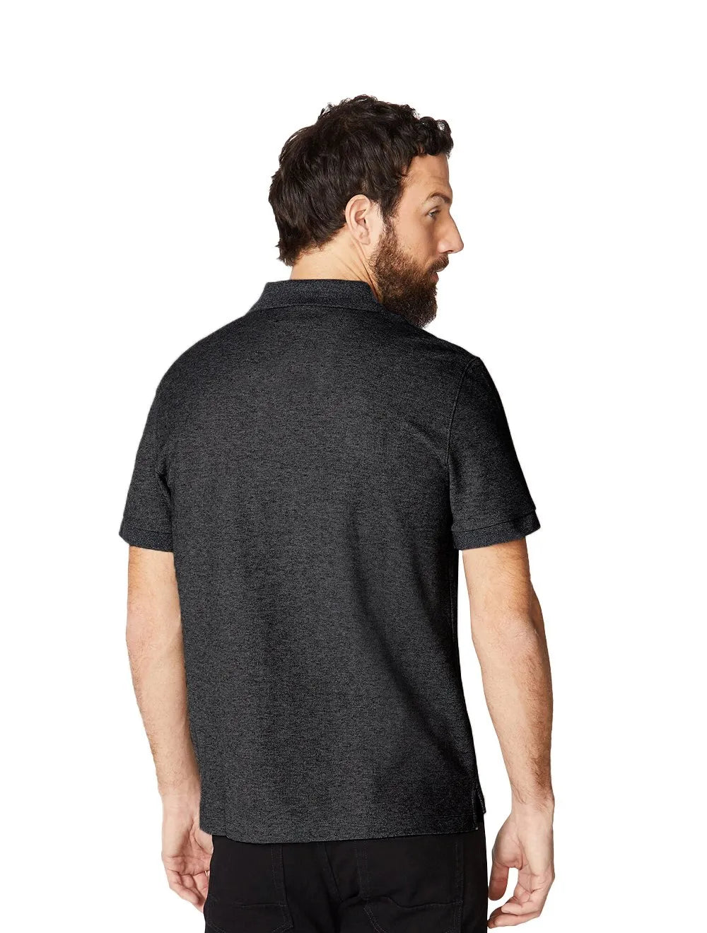 Polo Nautica Masculina Piquet Performance Deck Grafite Mescla