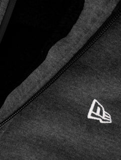 Moletom New Era Essentials Full-Zip Hoodie Branded Cinza