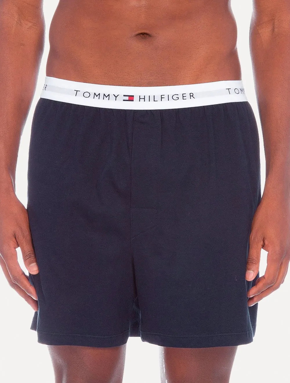 Cueca Tommy Hilfiger Samba Canção Knit Athletic Azul Marinho