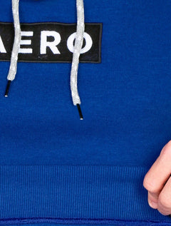 Moletom Aeropostale Masculino Hoodie Aero Block Azul Escuro