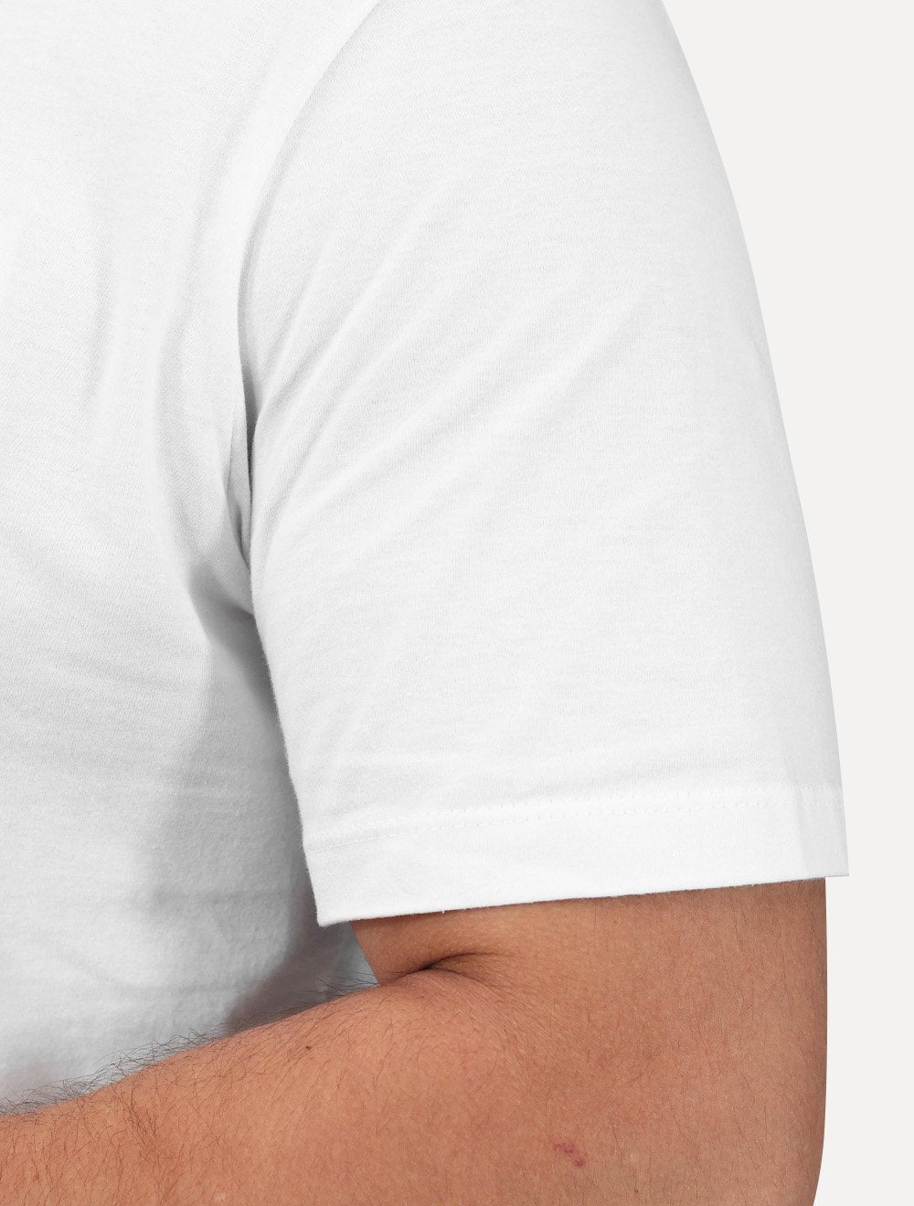 Camiseta Calvin Klein Masculina Flame Front Logo Branca