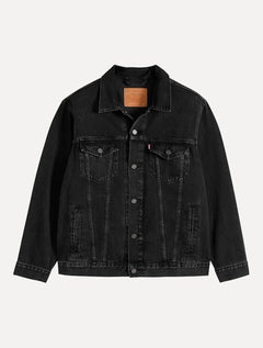 Jaqueta Levis Jeans Masculina Trucker Preta