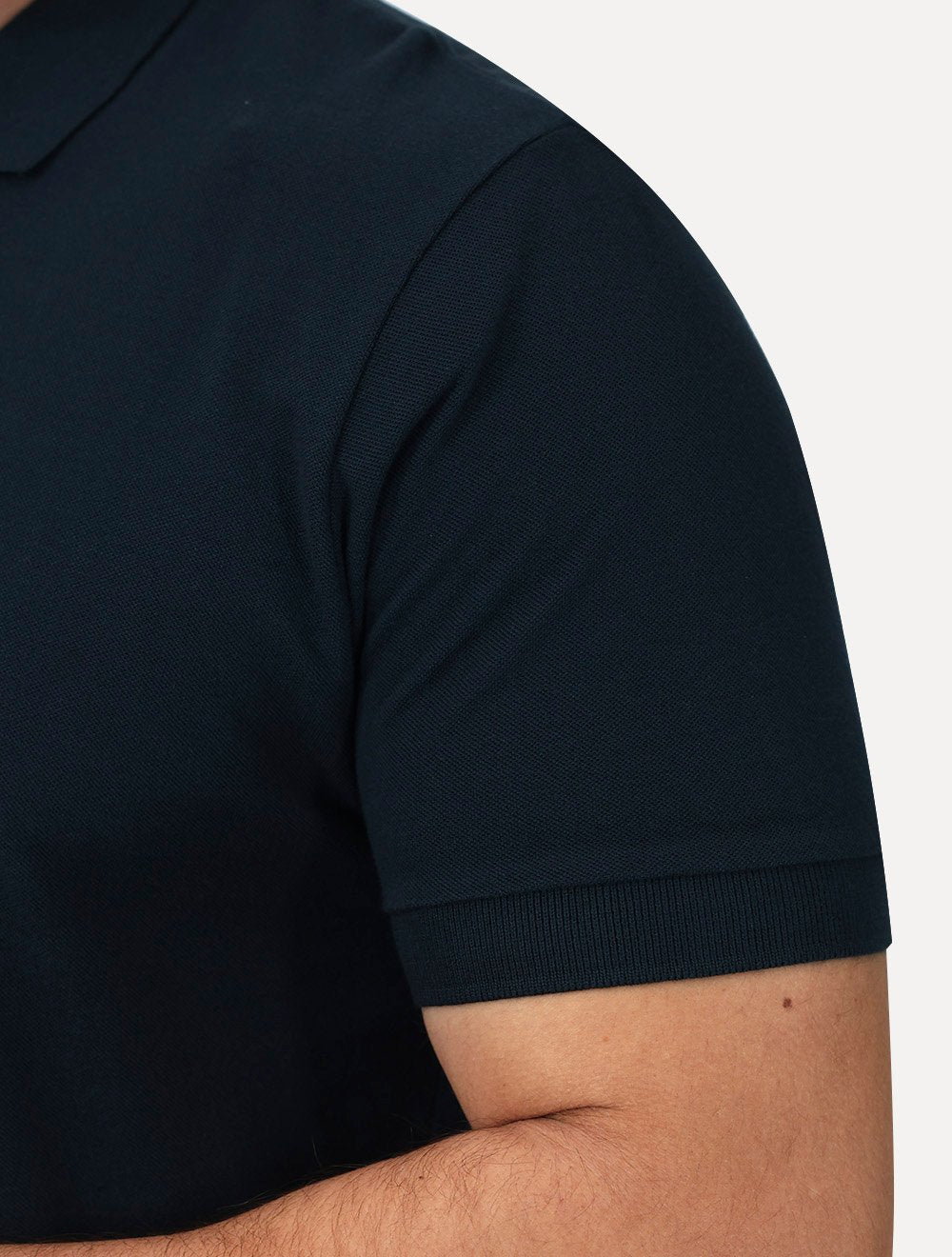 Polo Aramis Masculina Piquet Basic Mono Azul Petróleo