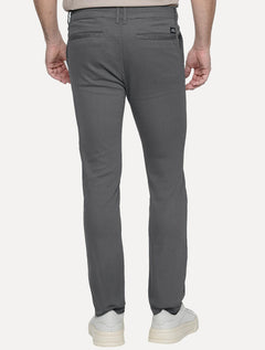 Calça King & Joe Sarja Masculina Slim Chumbo
