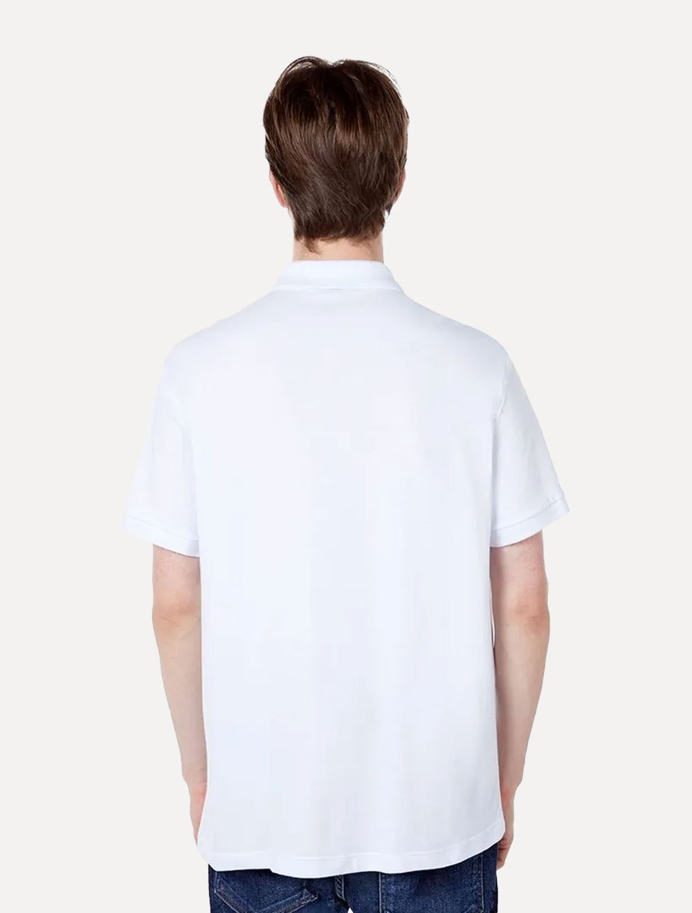 Polo John John Masculina Light Transfer Branca