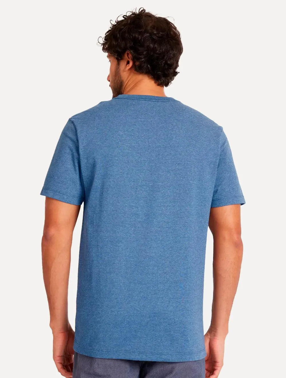 Camiseta Aramis Masculina Eco Lisa Azul Cobalto Mescla