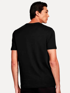 Camiseta Aramis Masculina Basic Lisa Mono Liquid Cotton Preta