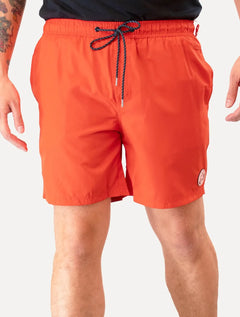 Short Original Penguin Masculino D'Água Basic Patch Laranja