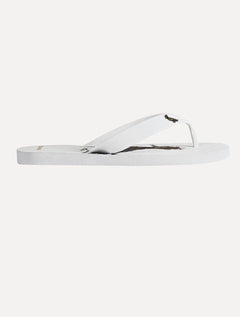 Chinelo Reserva Masculino Pica-Pau Flores Branco