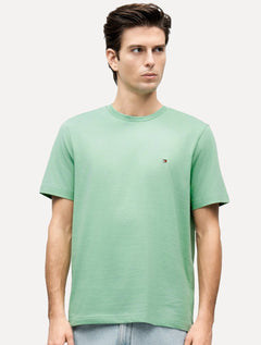 Camiseta Tommy Hilfiger Core Logo Tee Verde Claro