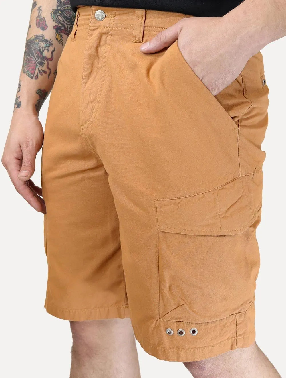 Bermuda Osklen Masculina Cargo Casual Nova Crystal Cáqui