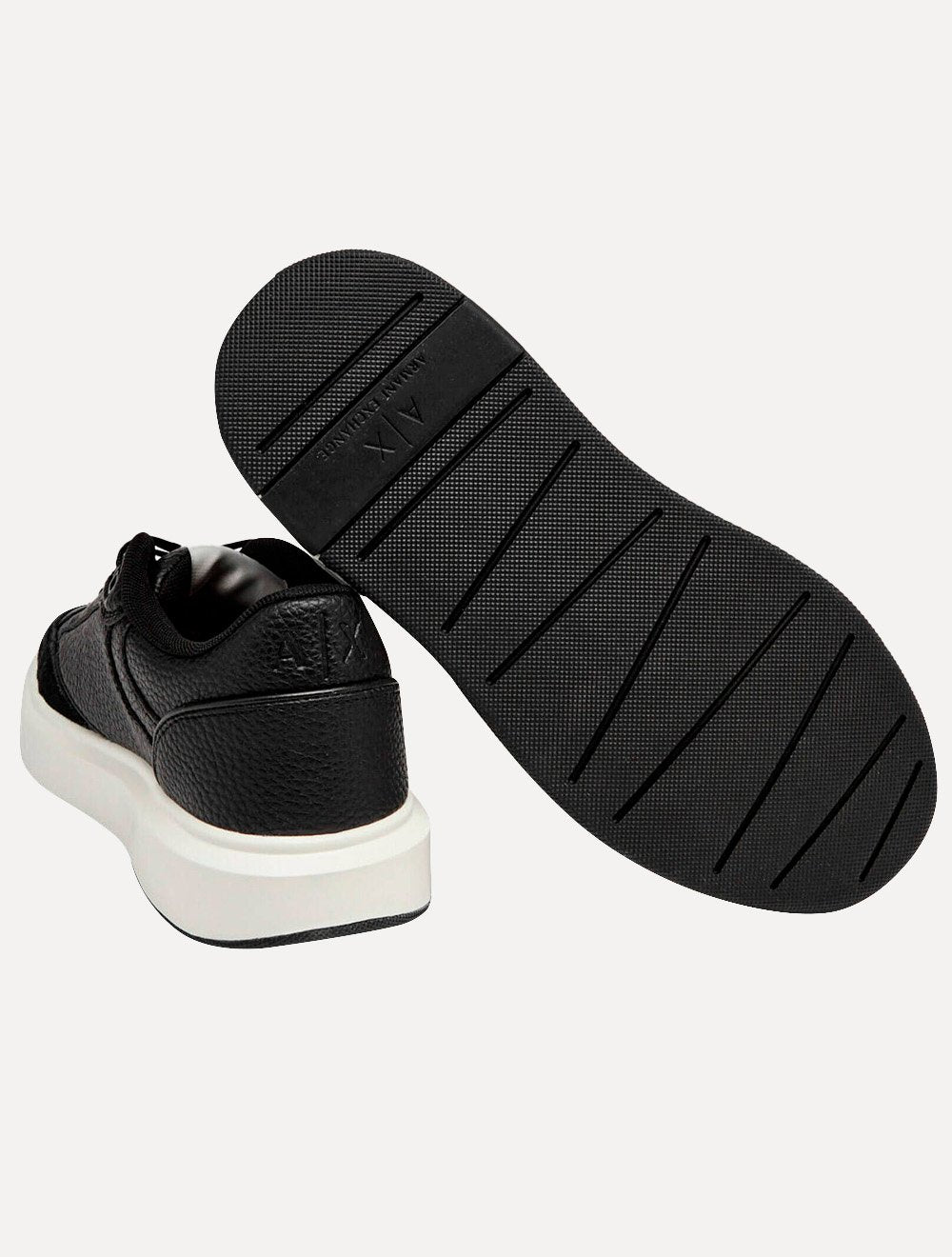 Tênis Armani Exchange Masculino Sneaker Casual Texturizado Preto