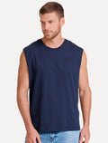 Regata John John Masculina Relaxed Fit Dust Logo Azul Marinho