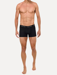 Cueca Calvin Klein Underwear Trunk Modal Logo Preta 1UN