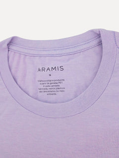 Camiseta Aramis Masculina Eco Lisa Lilás Mescla