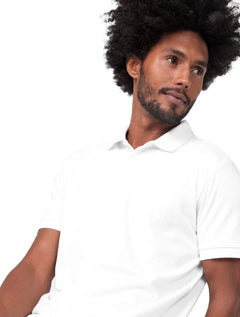Polo Forum Masculina Malha Muscle Logo Branca