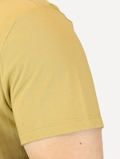 Camiseta Ellus Masculina Cotton Fine Easa Duocolor Mostarda