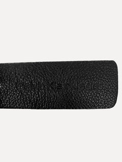 Cinto Calvin Klein Jeans Masculino Couro Roller Logo Preto