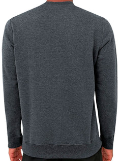 Moletom Aeropostale Masculino A87 Logo Fleece Chumbo Mescla