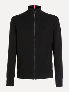 Suéter Tommy Hilfiger Masculino 1985 Zip Through Preto