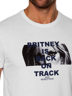 Camiseta Sergio K Masculina Brit. Is Back Branca