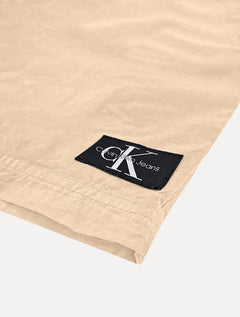 Short Calvin Klein Jeans Sarja Masculino Color Elastic Cáqui Claro