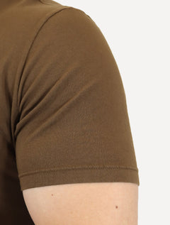 Camiseta Calvin Klein Jeans Masculina Light New Logo Marrom