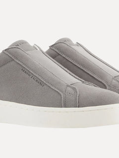 Tênis Armani Exchange Masculino London Slip-on Cinza