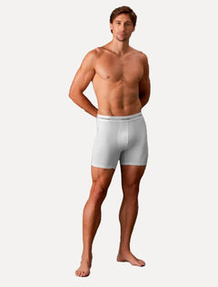 Cueca Calvin Klein Underwear Trunk Modal Logo Branca 1UN