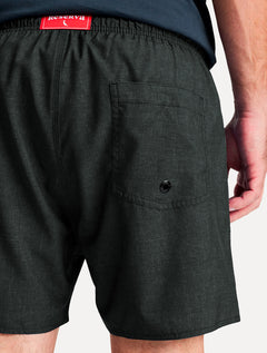 Short Reserva Masculino Beachwear Basico Textura Chumbo Escuro