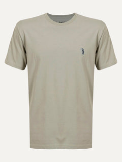 Camiseta Aleatory Masculina Navy Icon Cinza Médio