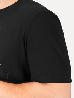 Camiseta Von der Volke Masculina Origineel Outline Crown Preta