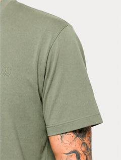 Camiseta Individual Masculina Slim Pima Soft Touch Logo Verde Claro