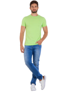 Camiseta Disky Masculina Essential Chá Verde Claro
