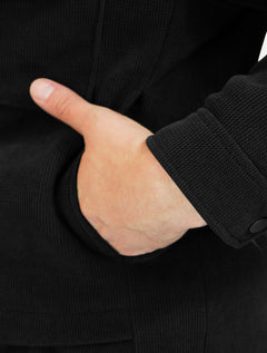 Jaqueta Dixen Masculina Veludo Cotelê Pockets Preta