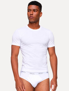 Cueca Mash Slip Cotton Basic Branca