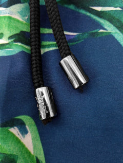 Short Sergio K Masculino Beachwear Folhagem Floral Azul Escuro