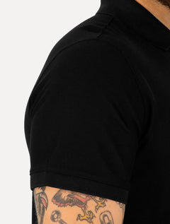 Polo Dudalina Masculina Piquet Comfort Pima Preta
