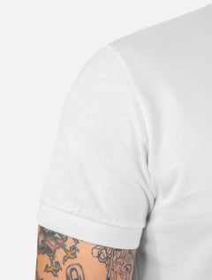 Polo Colcci Masculina Piquet Red Logo Branca