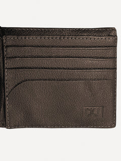 Carteira Calvin Klein Jeans Masculino Couro CKJ Est 1978 Full Marrom