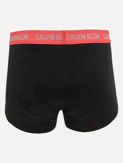 Cueca Calvin Klein Low Rise Trunk Classic 4 Colors Preta e Branca C11.07 ST01 Pack 4UN