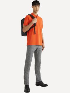 Polo Tommy Hilfiger Regular Piquet Light Button 1985 Laranja