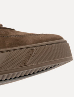 Tênis Calvin Klein Jeans Masculino Palito Side Nobuck Marrom