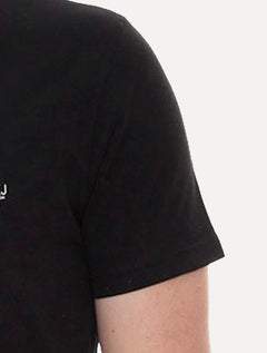 Camiseta Calvin Klein Jeans | Masculina Light Omega Logo Preta